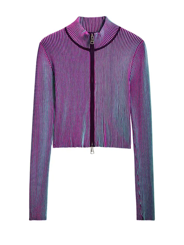 Desigual Desigual Kardigan  nebesko plava / boja vina / crvena ljubičasta