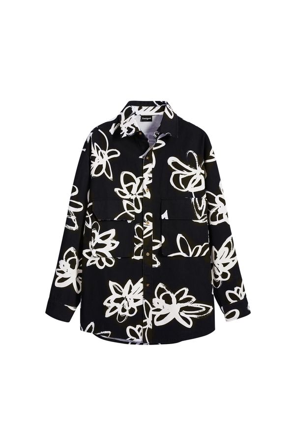 Desigual Desigual Košulja  crna / bijela