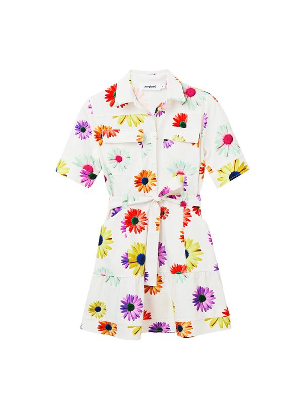 Desigual Desigual Košulja haljina 'Belgica'  žuta / menta / ljubičasta / bijela