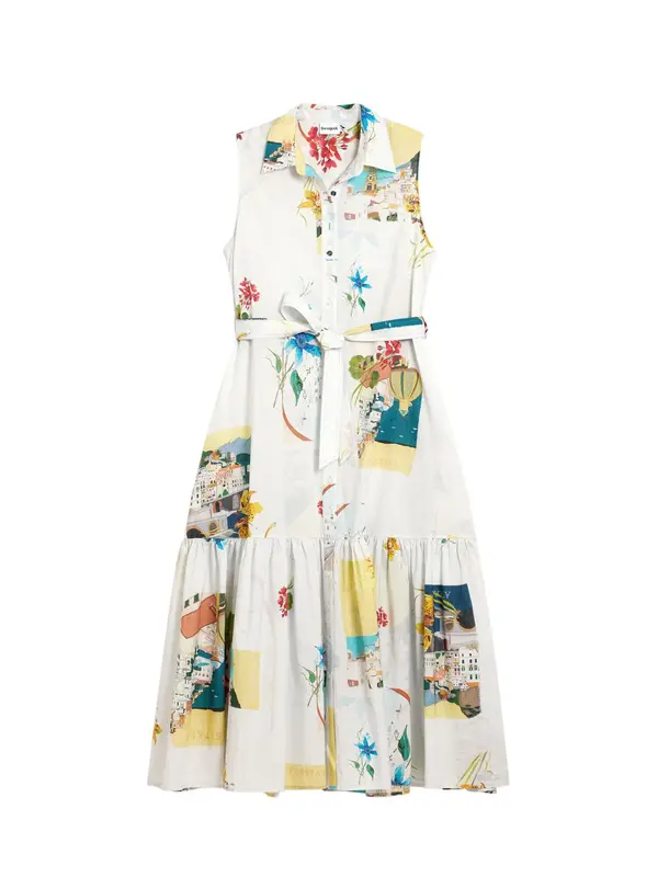 Desigual Desigual Košulja haljina  miks boja / bijela
