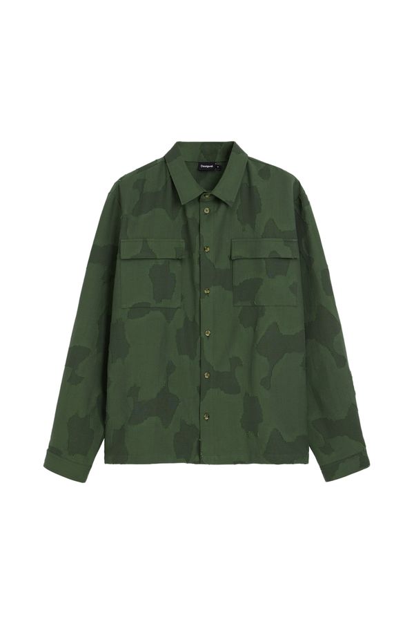 Desigual Desigual Košulja  zelena / tamno zelena