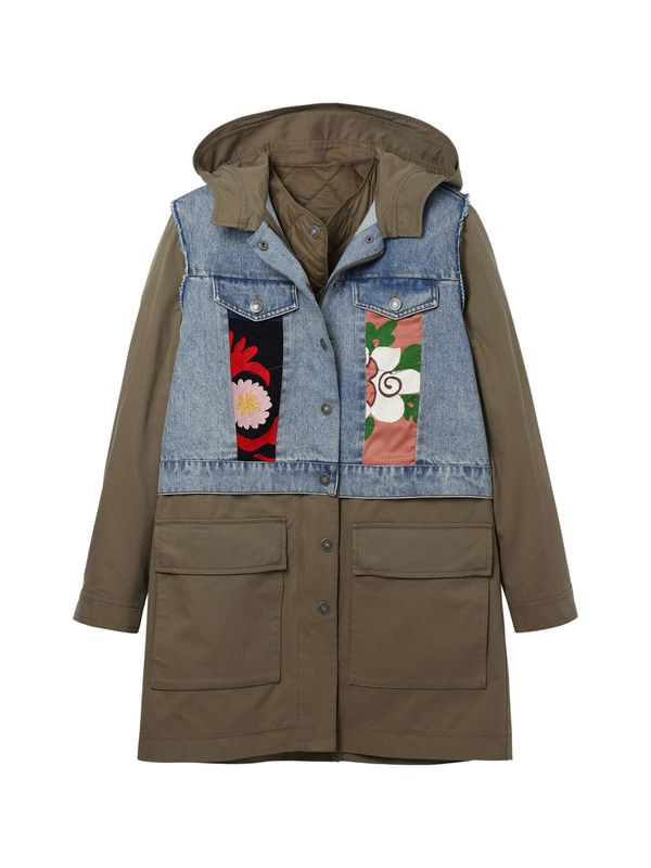 Desigual Desigual Lagana parka  zelena / menta