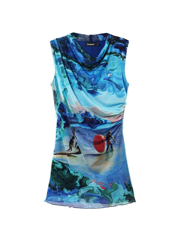 Desigual Desigual Ljetna haljina 'M. Christian Lacroix'  kobalt plava / nebesko plava / smaragdno zelena / crvena