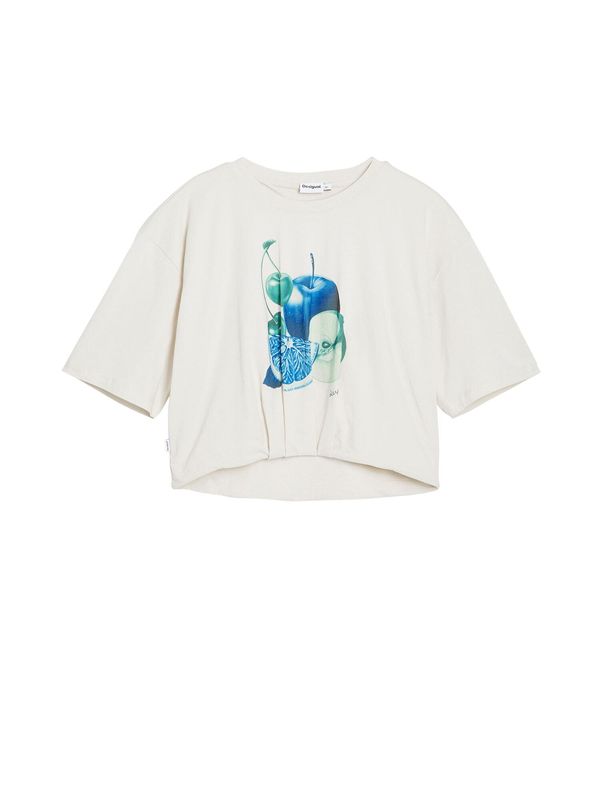 Desigual Desigual Majica  azur / svijetloplava / petrol / vuneno bijela