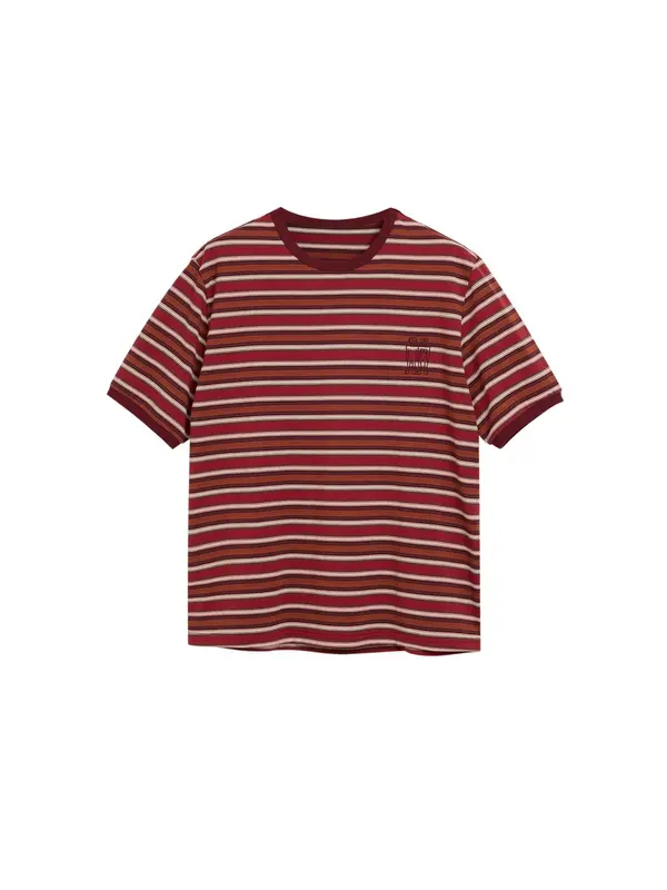 Desigual Desigual Majica  bež / smeđa / konjak / karmin crvena