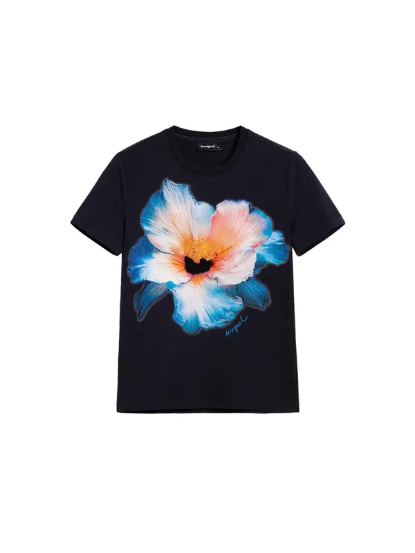 Desigual Desigual Majica  boja pijeska / plava / crna