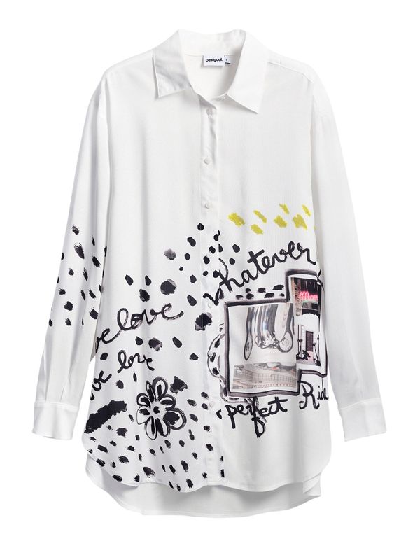 Desigual Desigual Majica  crna / bijela