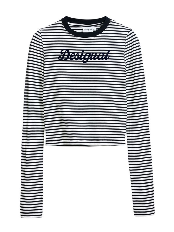 Desigual Desigual Majica  crna / bijela