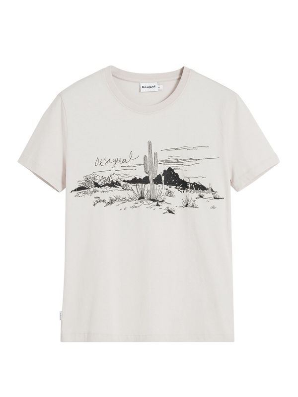 Desigual Desigual Majica  crna / bijela