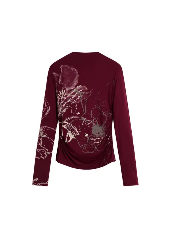 Desigual Desigual Majica  crvena / bijela