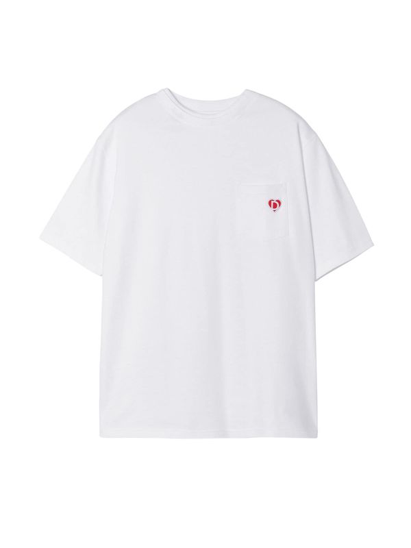 Desigual Desigual Majica  krvavo crvena / bijela