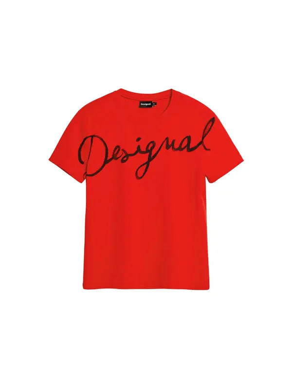 Desigual Desigual Majica  krvavo crvena / crna