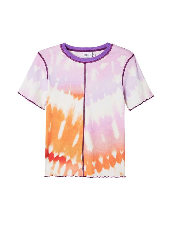 Desigual Desigual Majica  lila / narančasta / crvena / prljavo bijela