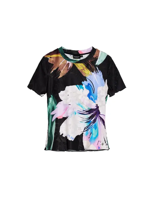 Desigual Desigual Majica  miks boja / crna