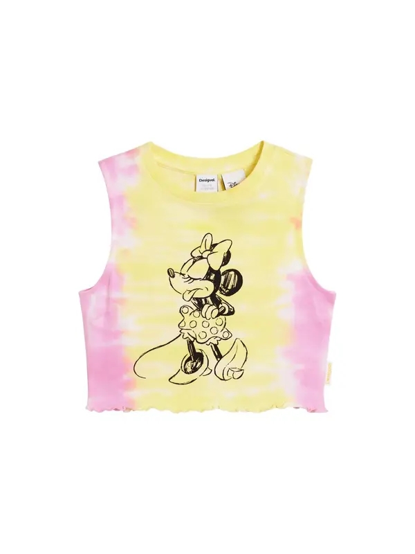 Desigual Desigual Majica 'Minnie Mouse™'  svijetložuta / prljavo roza