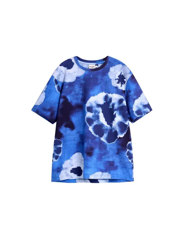 Desigual Desigual Majica  mornarsko plava / kobalt plava / svijetloplava