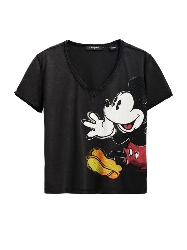 Desigual Desigual Majica  narančasta / crvena / crna / bijela