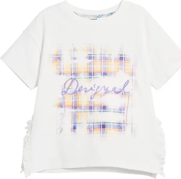 Desigual Desigual Majica  pastelno ljubičasta / bijela