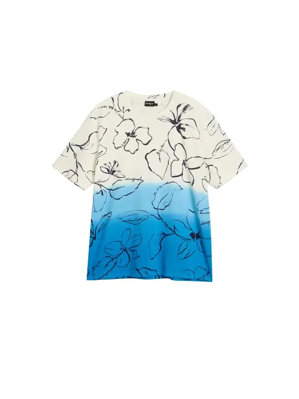Desigual Desigual Majica  plava / crna / bijela