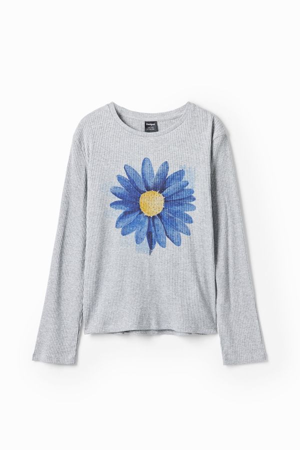 Desigual Desigual Majica  plava / žuta / siva / crna