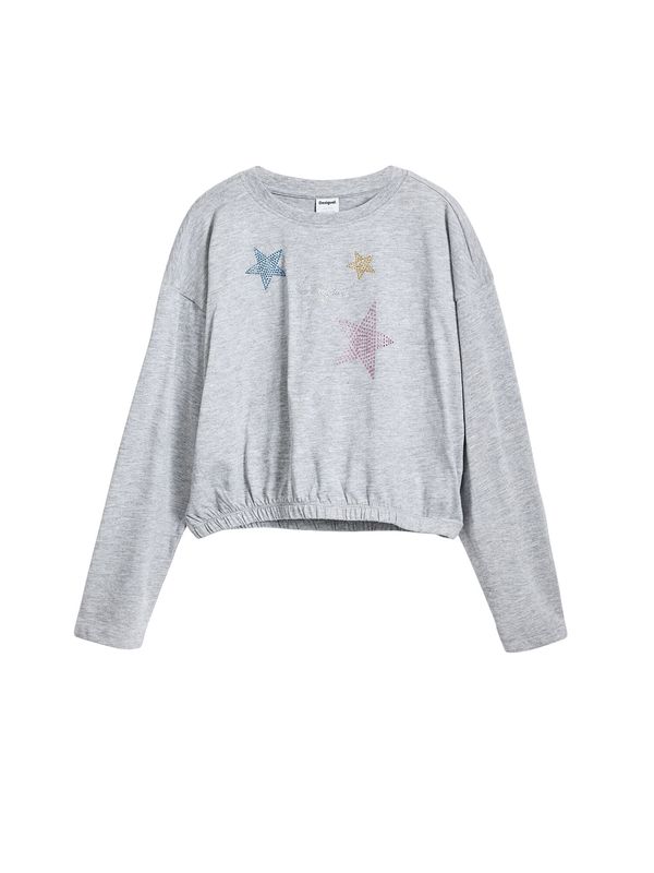 Desigual Desigual Majica  plava / žuta / siva / svijetloroza