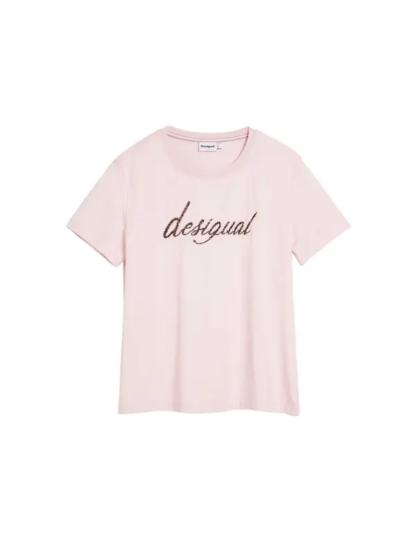 Desigual Desigual Majica  prljavo roza