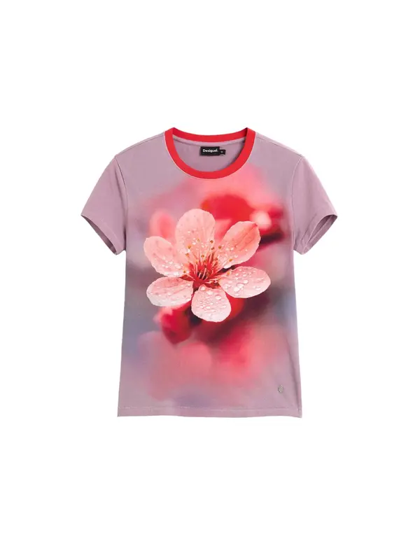 Desigual Desigual Majica  rosé / puder roza / svijetlocrvena