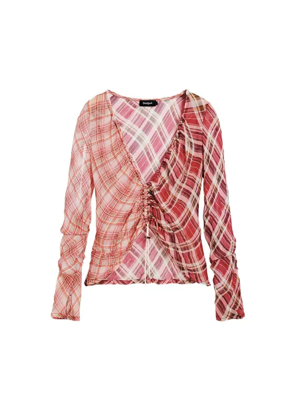 Desigual Desigual Majica  roza / crvena