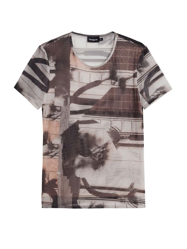 Desigual Desigual Majica  smeđa / siva