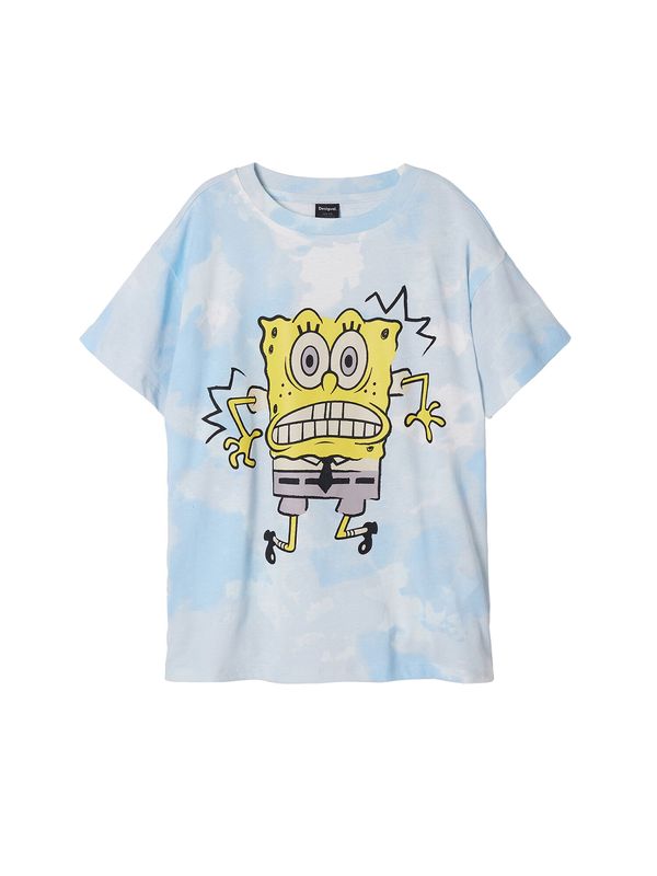 Desigual Desigual Majica  svijetloplava / žuta / siva / crna / bijela