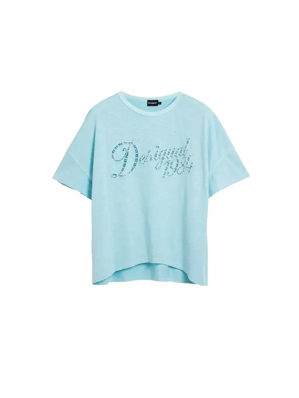 Desigual Desigual Majica 'Vintage 1984'  svijetloplava
