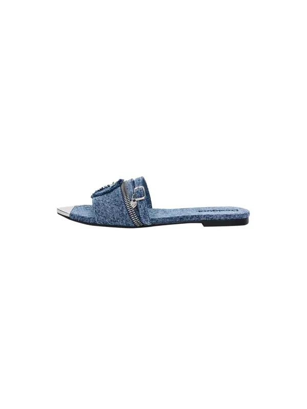 Desigual Desigual Natikače s potpeticom  plavi traper / tamno plava