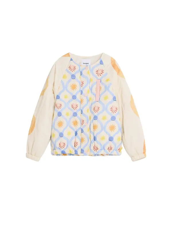 Desigual Desigual Prijelazna jakna  bež / plava / narančasta