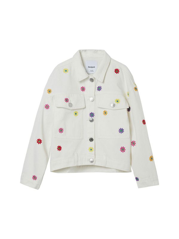 Desigual Desigual Prijelazna jakna 'Daisy'  miks boja / bijela