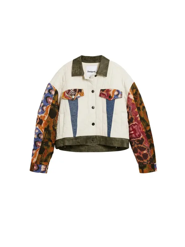 Desigual Desigual Prijelazna jakna 'M. Christian Lacroix'  miks boja / bijela