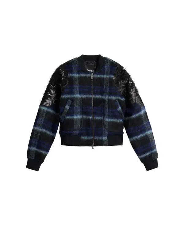 Desigual Desigual Prijelazna jakna  noćno plava / ljubičasto plava / crna