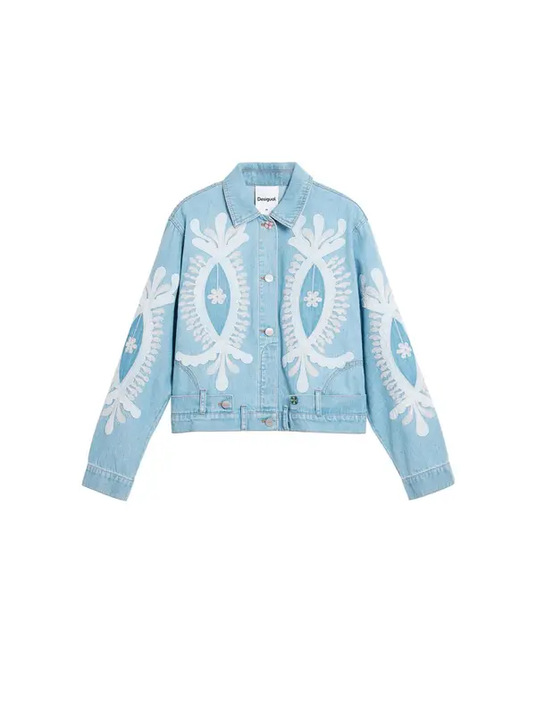 Desigual Desigual Prijelazna jakna  plava / bijela