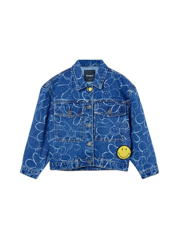 Desigual Desigual Prijelazna jakna  plava / svijetloplava / bijela