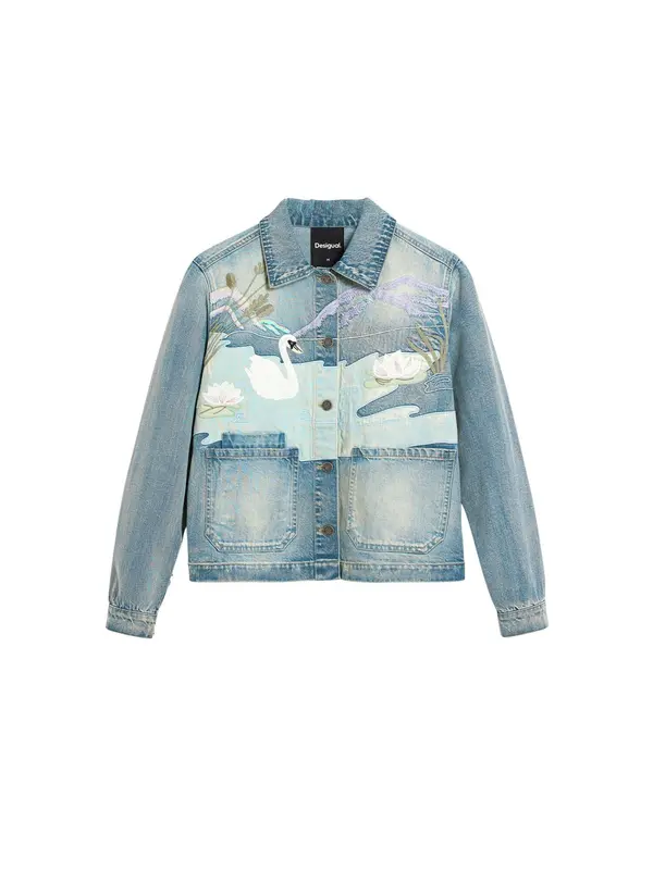 Desigual Desigual Prijelazna jakna  plavi traper / miks boja