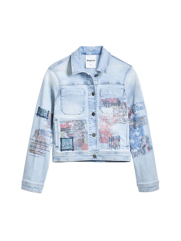 Desigual Desigual Prijelazna jakna  plavi traper / miks boja