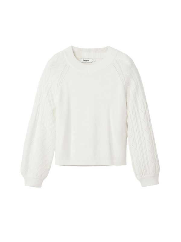 Desigual Desigual Pulover  bijela