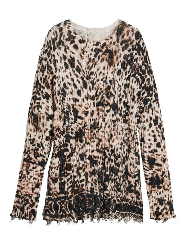 Desigual Desigual Pulover  boja pijeska / karamela / crna