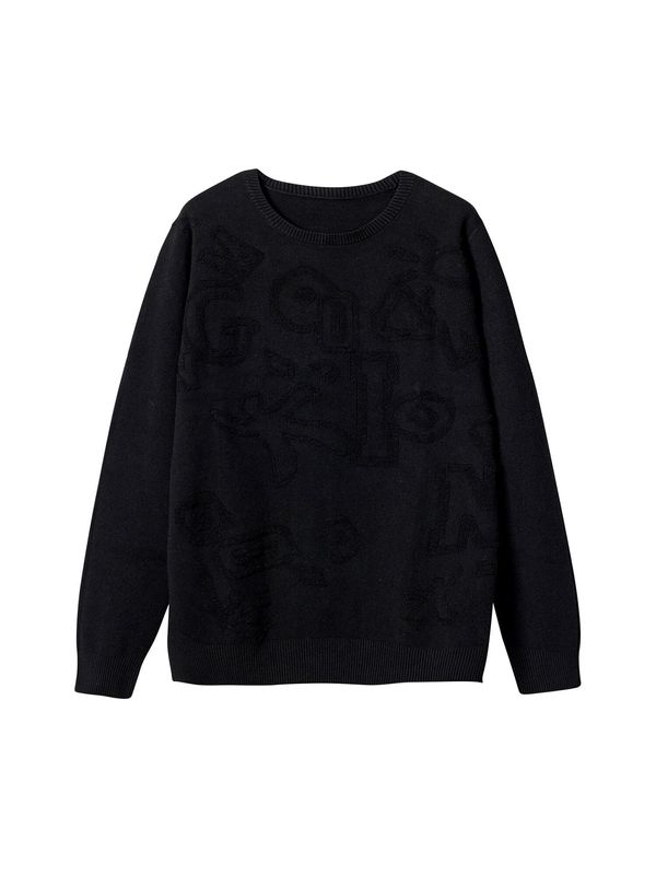 Desigual Desigual Pulover  crna