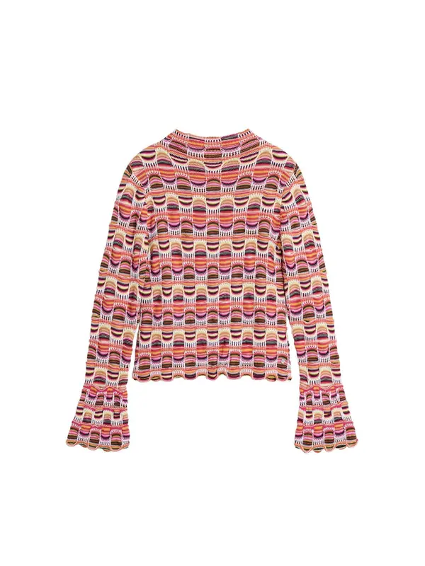 Desigual Desigual Pulover  narančasta / mandarina / roza / crna