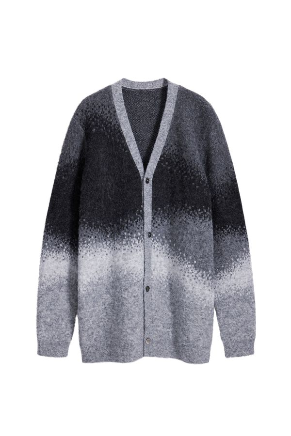 Desigual Desigual Pulover  siva / crna