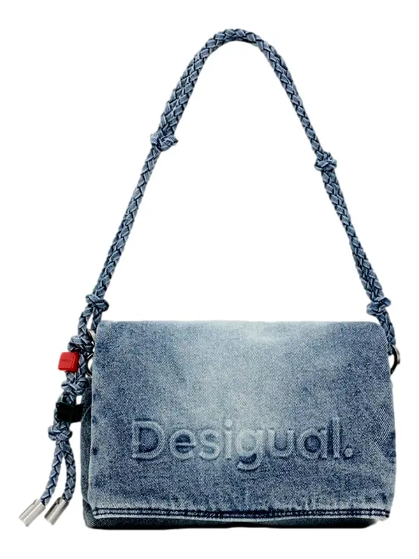 Desigual Desigual Ručna torbica 'Half Logo Denim'  plava