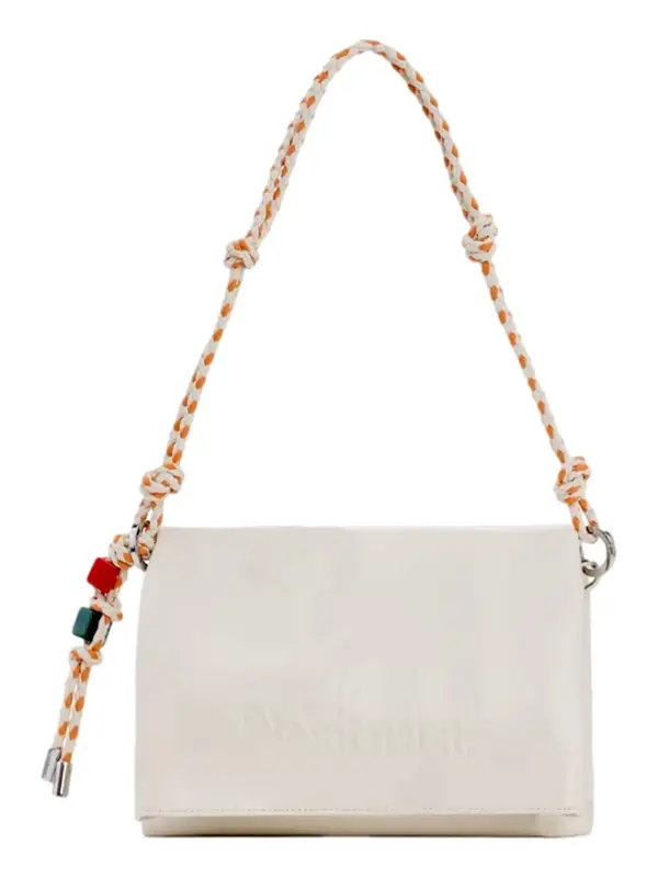 Desigual Desigual Ručna torbica 'Half Logo Venec'  bijela