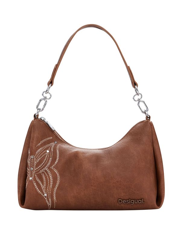 Desigual Desigual Ručna torbica  smeđa / bijela