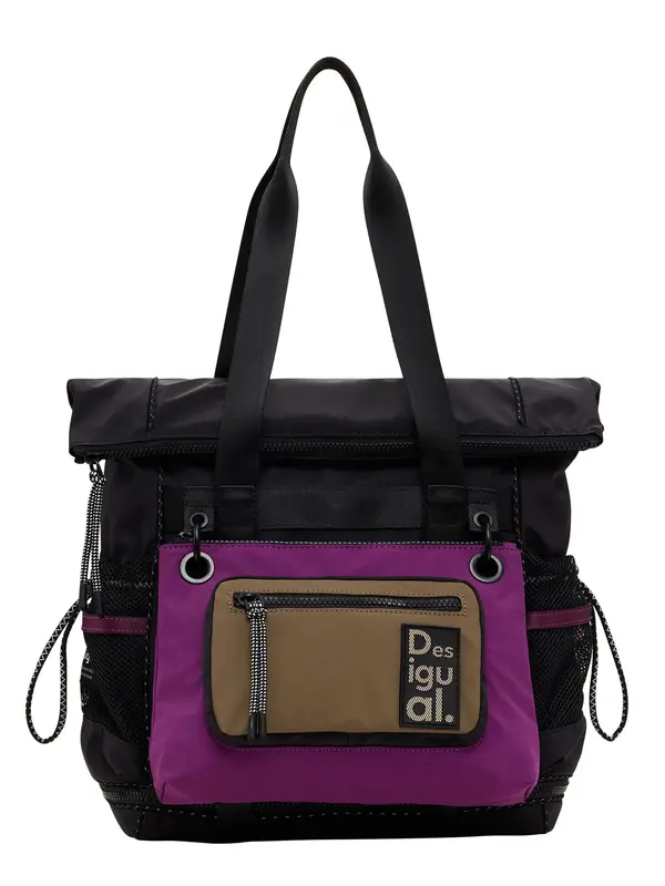 Desigual Desigual Ruksak  bež / ljubičasta / crna