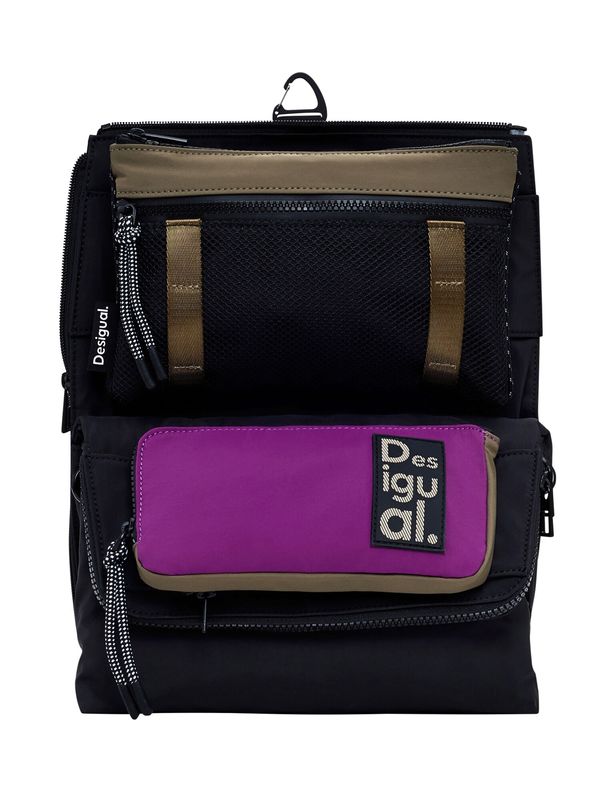 Desigual Desigual Ruksak  ljubičasta / crna / bijela